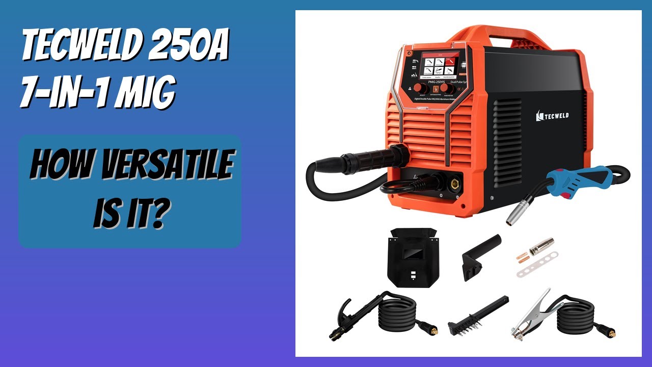 REVIEW (2026): TECWELD 250A 7-in-1 MIG. Features