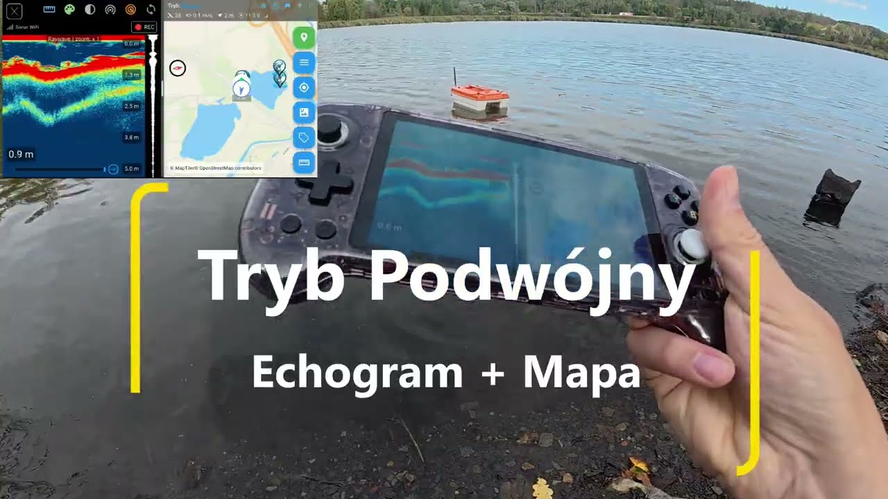 Żegnamy „gamepad + telefon/tablet”?. All-in-One dla Extreme-One #autopilot #echosonda
