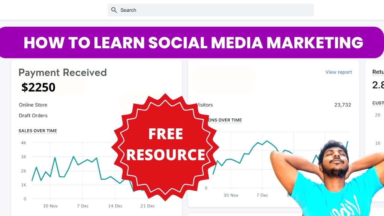 How to learn social media marketing free and make money online in 2023
