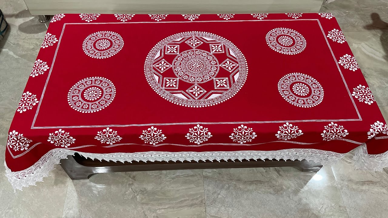 Aipan table cloth// Uttarakhand// Aipan Art