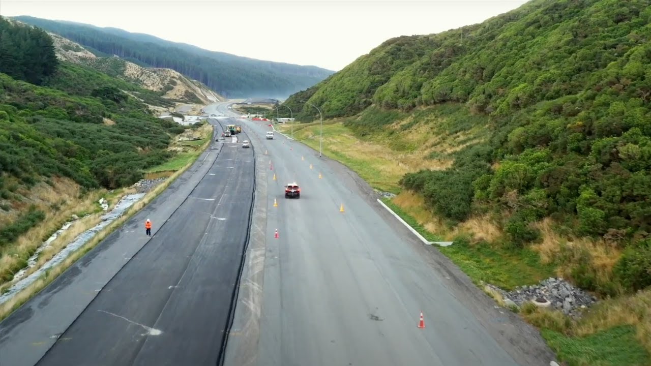 Transmission Gully motorway flythrough – February 2021