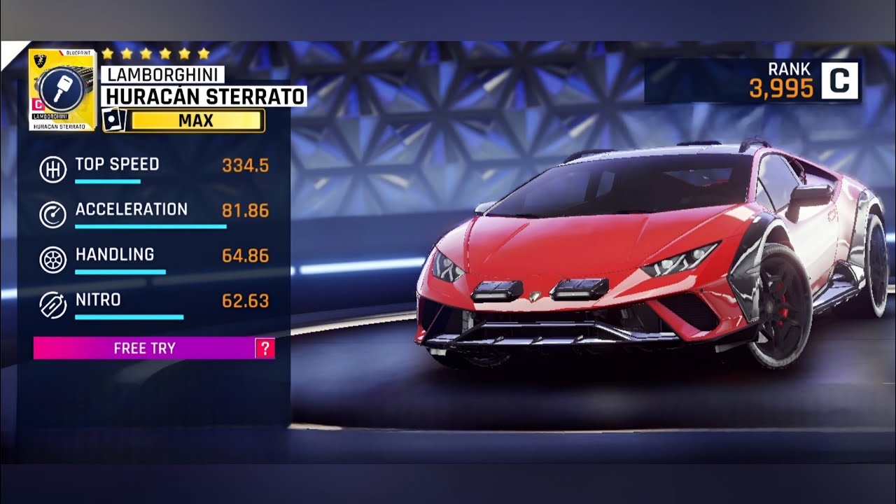 Test Dive Lamborghini Huracan Sterrato | Asphalt 9 Legends