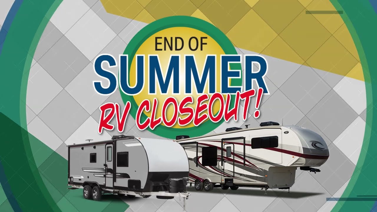 End of Summer RV Closeout at A&L RV Sales in Greenville, NC