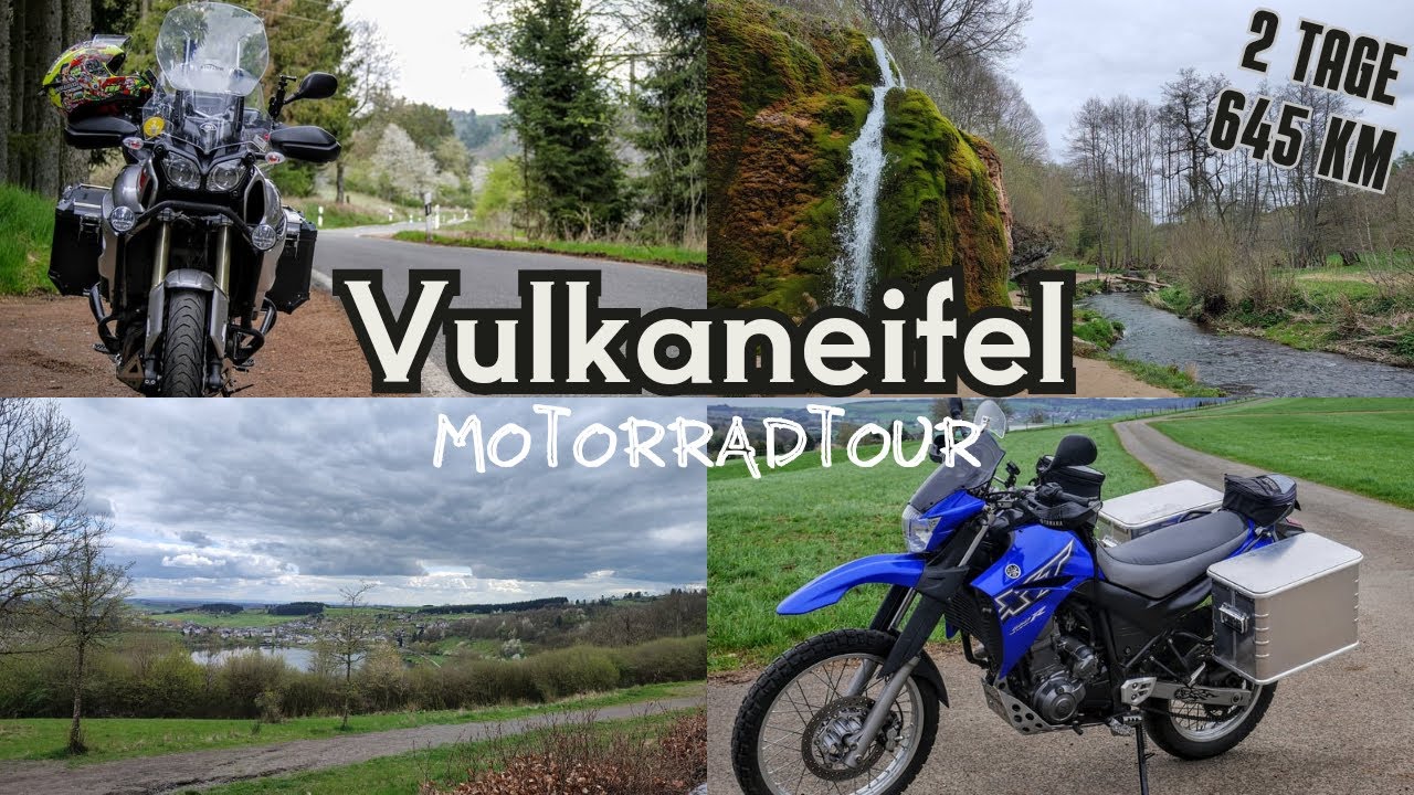 Vulkaneifel Motorradtour. 2 Tage, 645 Km