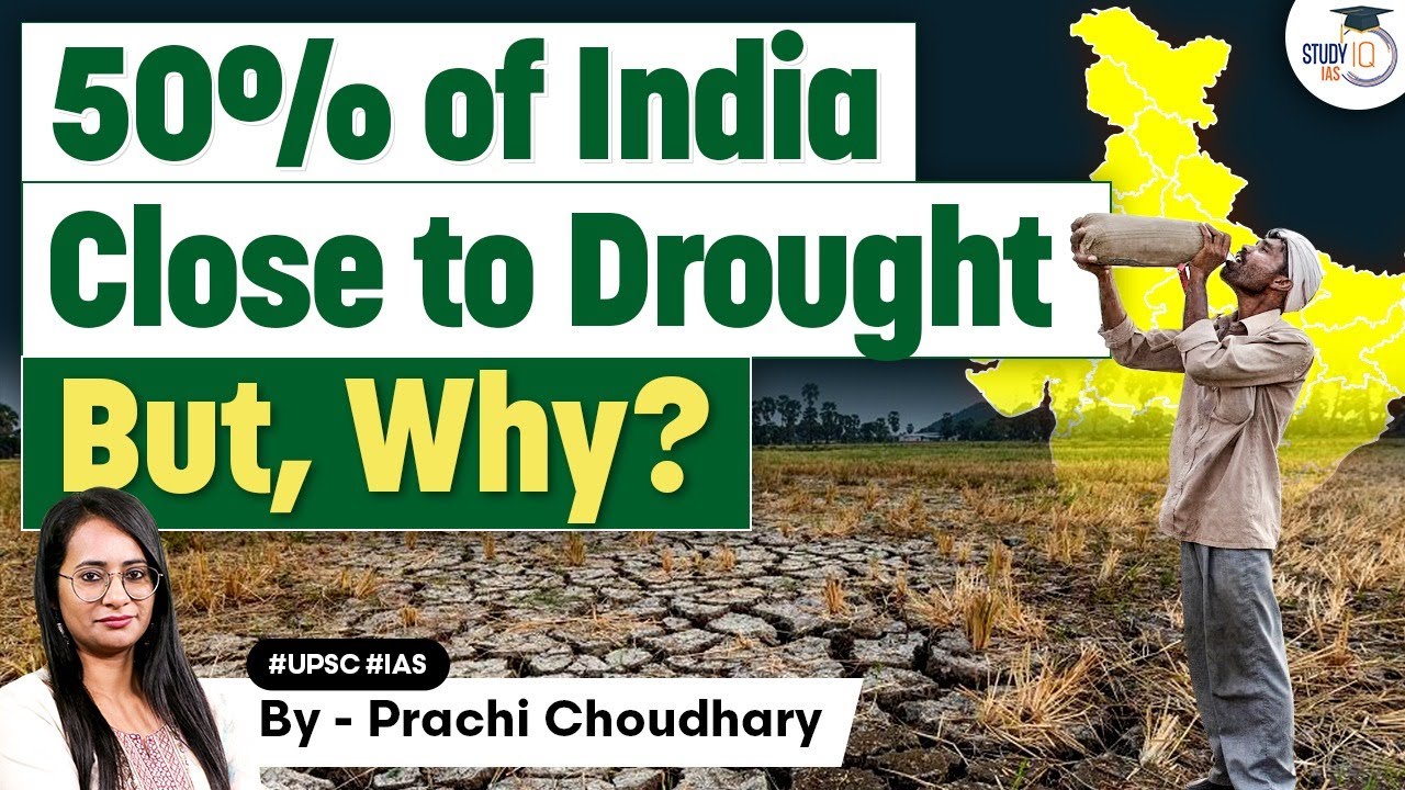 Drought-like situation in 50 per cent of India | UPSC GS 3