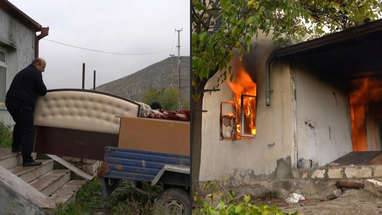 Armenians leave nothing behind as they flee disputed Aghdam district | AFP