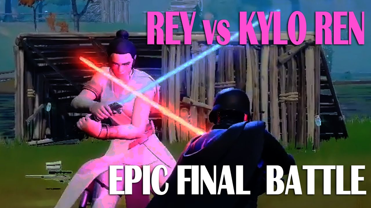 Rey vs Kylo Ren - FORTNITE STAR WARS (Short Film)