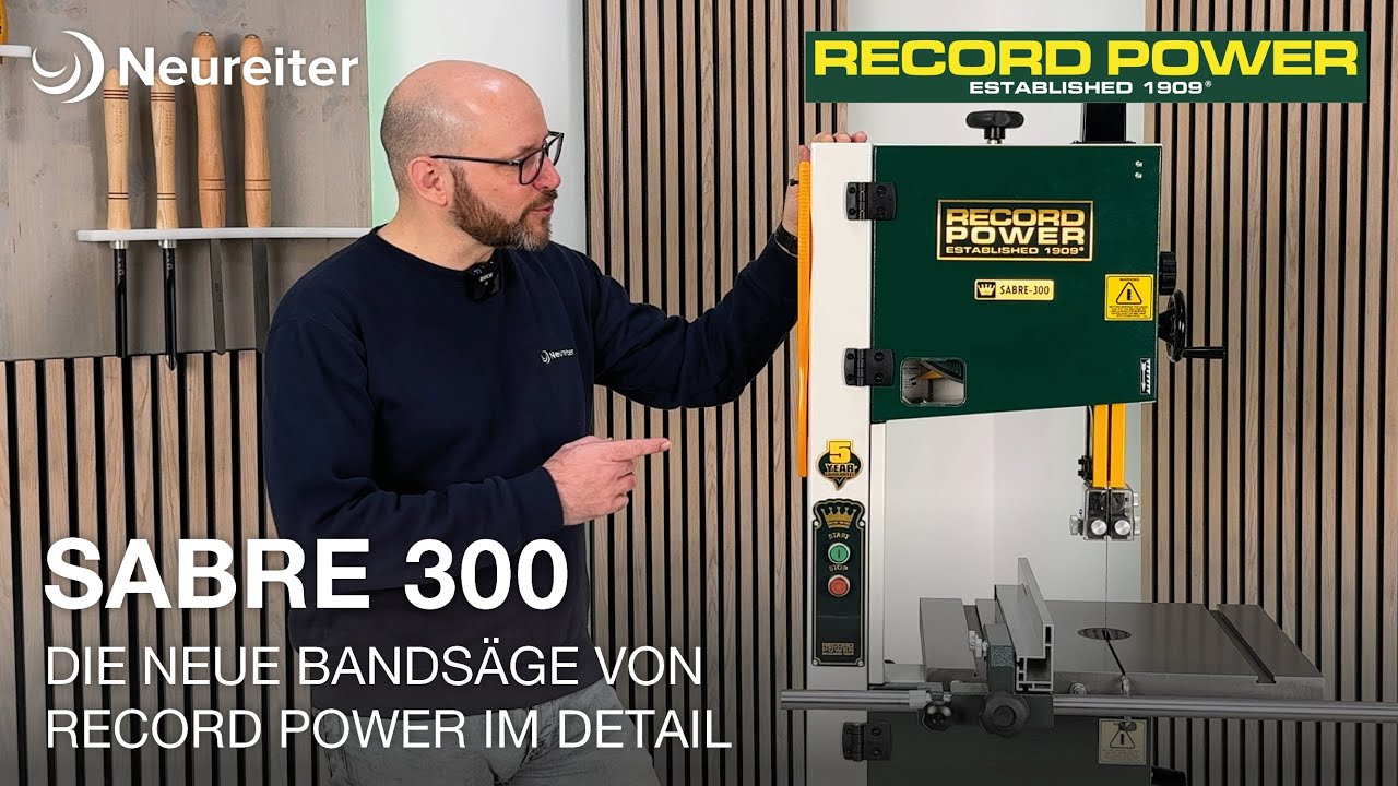 RECORD POWER Bandsäge SABRE 300 - detaillierte Produktvorstellung der Premium-Bandsäge