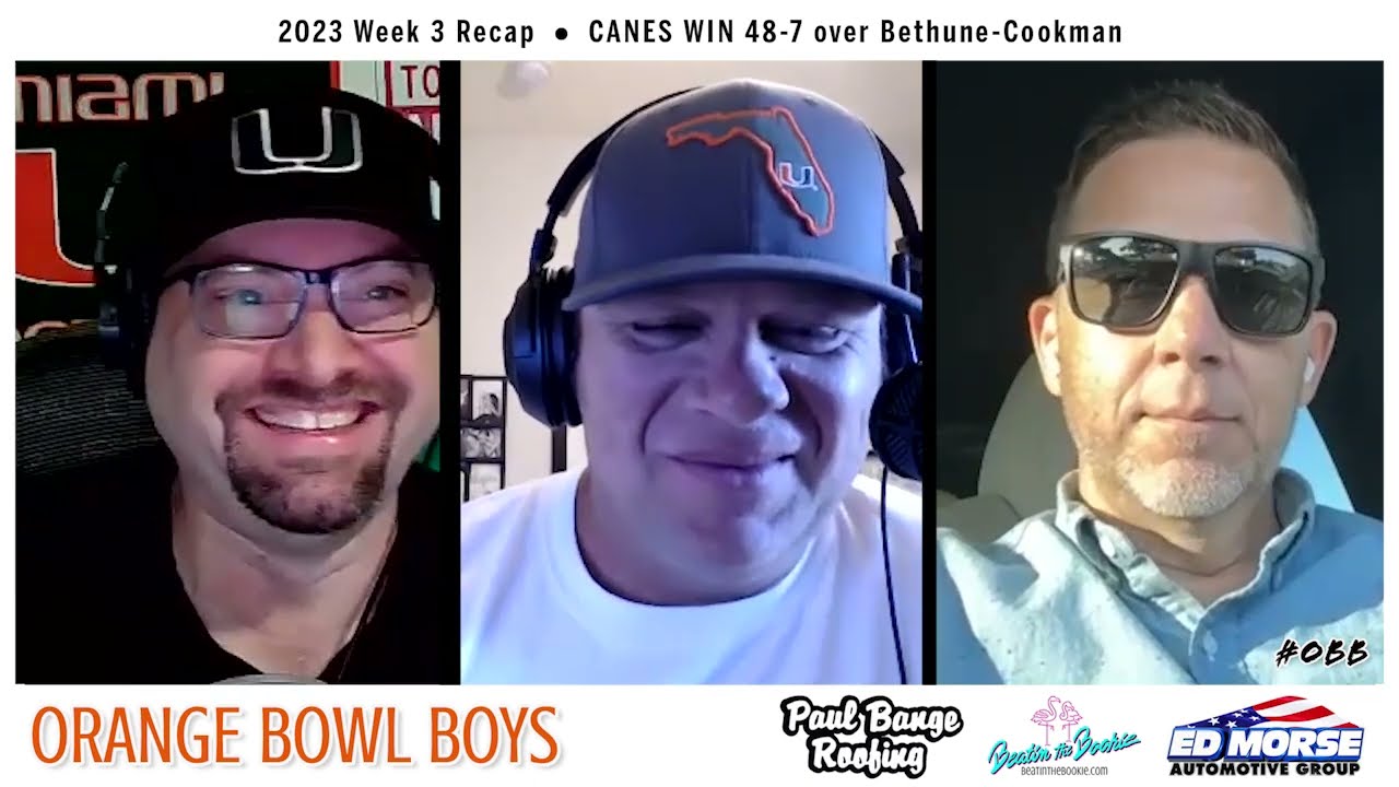 Canes ROLL 48 7 over Bethune Cookman - Orange Bowl Boys (FULL RECAP SHOW)