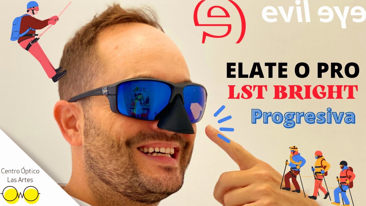 Gafas Evil Eye ELATE O PRO graduadas PROGRESIVAS y con lentes LST fotocromáticas 2-4 || LAS ARTES