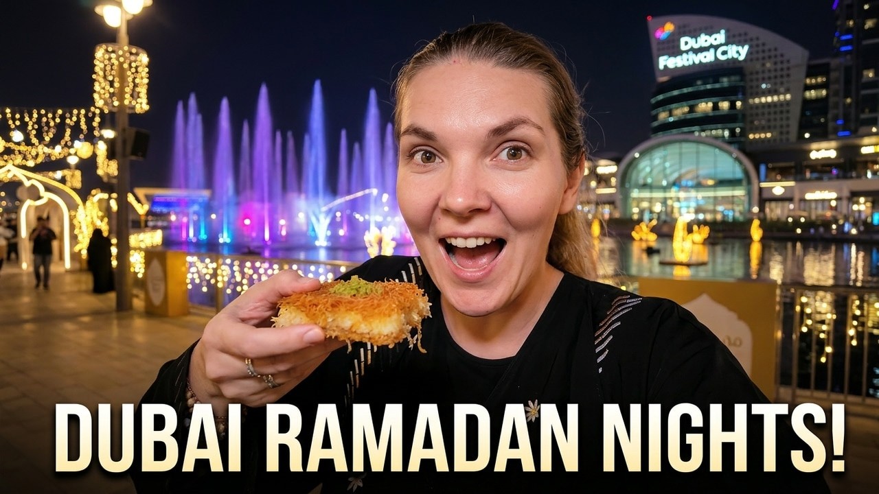 Ramadan in Dubai 🇦🇪 | Festival City Market Night Walking Tour & Street Food