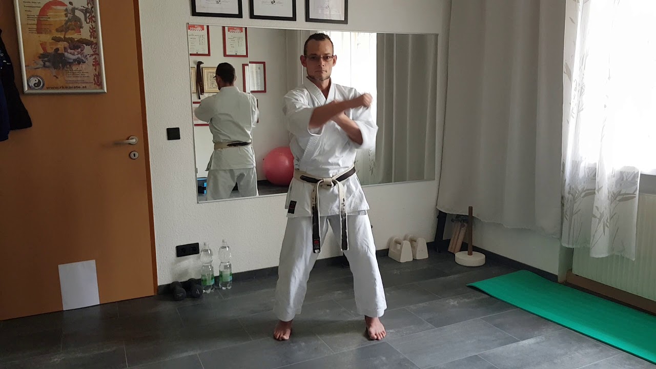 yoko uke Block von innen nach außen