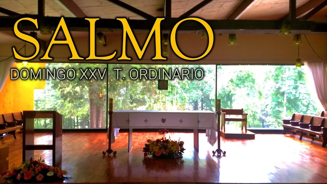 SALMO DEL DOMINGO XXV DEL T. ORDINARIO | CICLO C