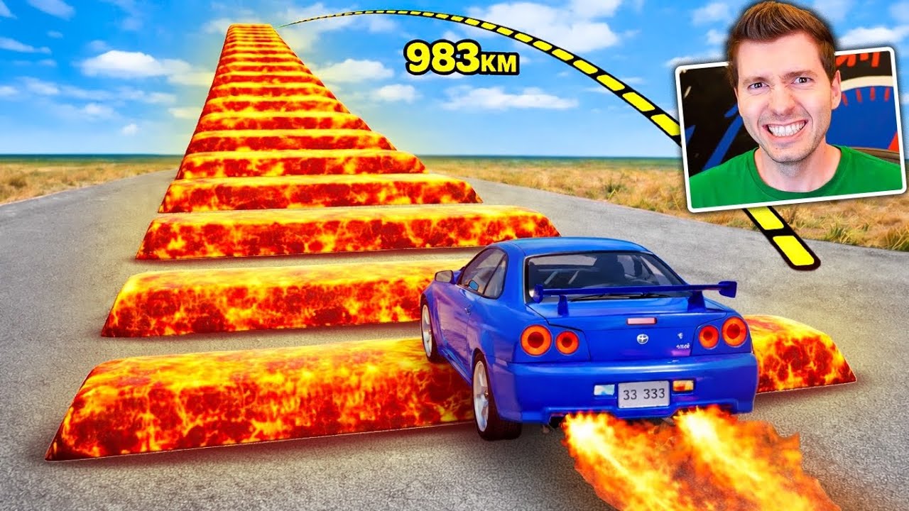 CARROS vs 999 LOMBADA DE FOGO no BeamNG Drive Multiplayer 