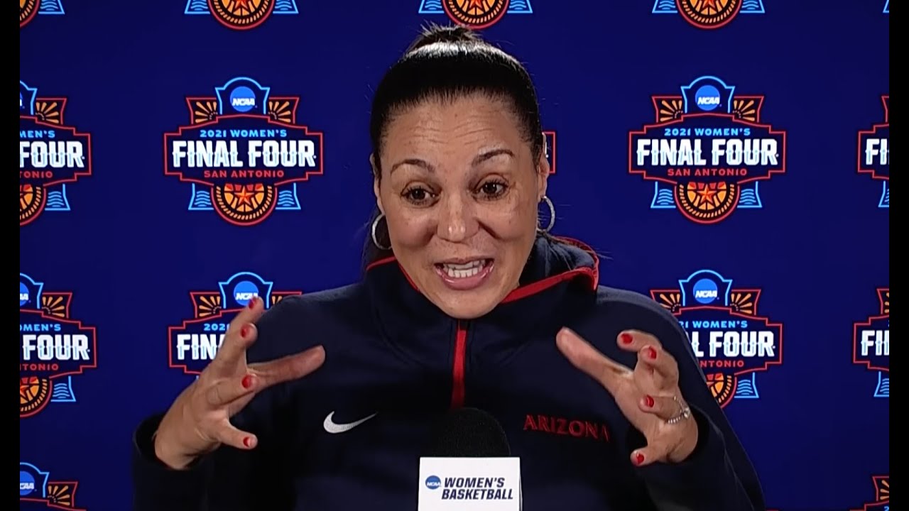 Watch Now: Arizona coach Adia Barnes won't apologize for gesture in postgame speech
