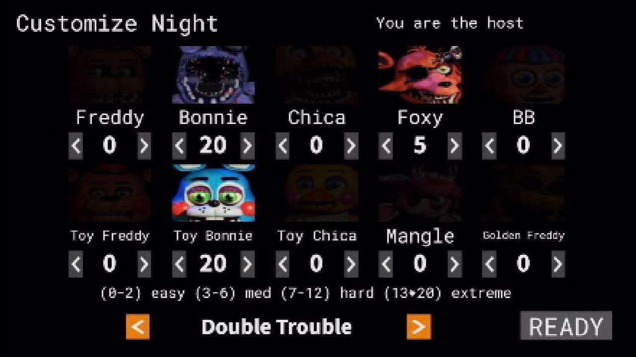 FNAF 2 CO-OP DOUBLE TROUBLE