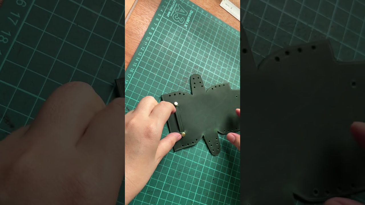 no stitch lady bag in making | Leather Craft women mini handbag