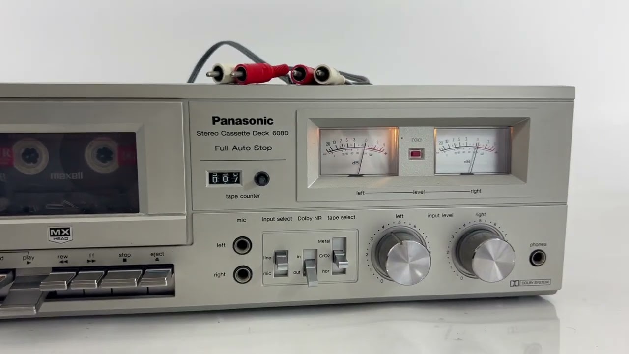 Panasonic RS-608D Cassette Tape Deck Player