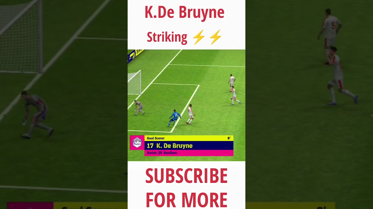 K. De Bruyne Striking ⚡⚡ #messi #efootball2023mobile #peshub