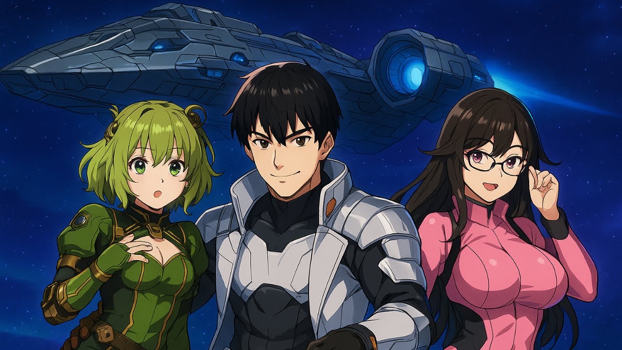 Wake Up on a Spaceship, Conquer the Universe With a Crew of Gorgeous Girls! - Manhwa Recap