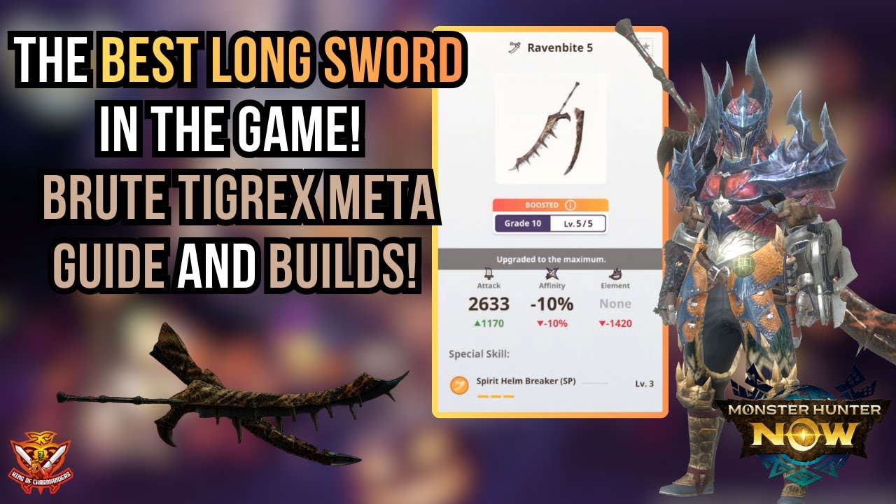 ЛУЧШИЙ ДЛИННЫЙ МЕЧ В ИГРЕ! ГАЙД И СБОРКИ ПО ДЛИННОМУ МЕЧУ BRUTE TIGREX!