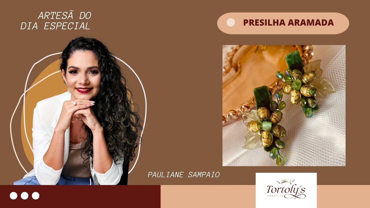 Como produzir uma presilha aramada | Artesanato