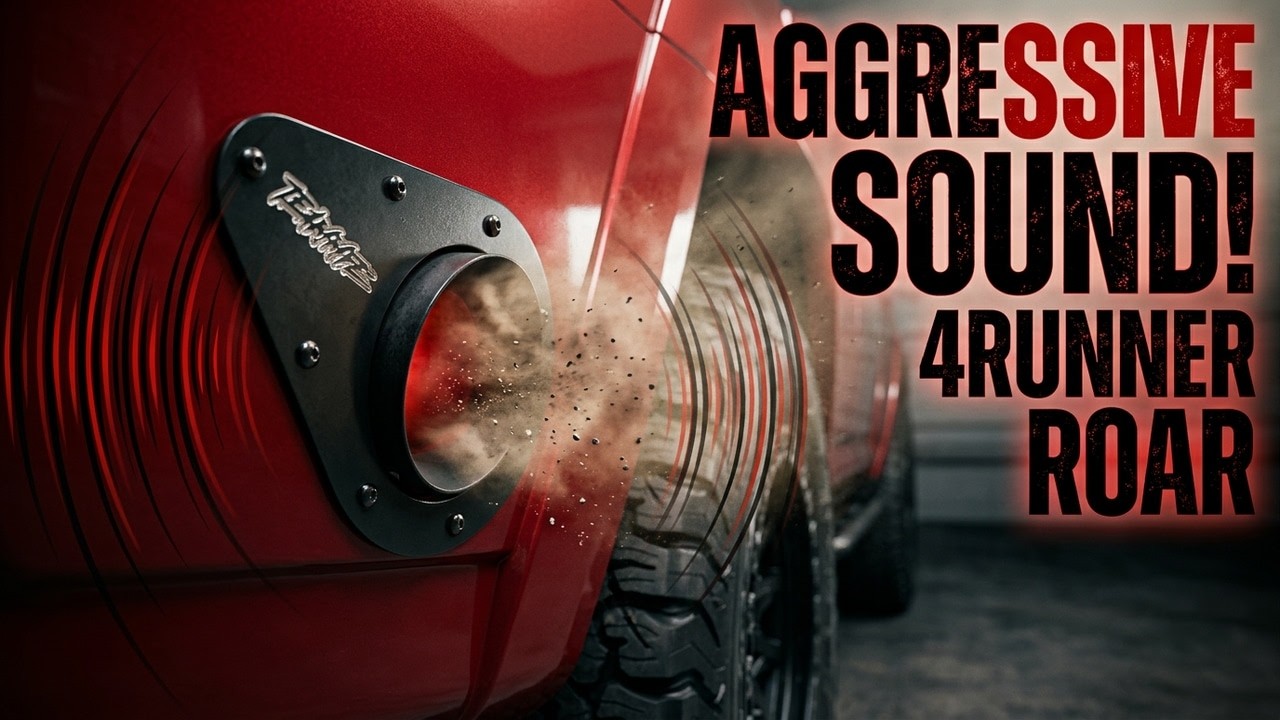 ⬛️🟥⬛️ Toyota 4Runner: Pure 4Runner Exhaust Aggression | No Talk Edition