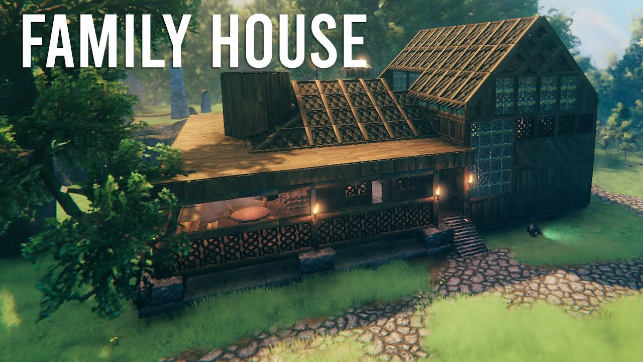Valheim Timelapse Building | Family House | Ep 8