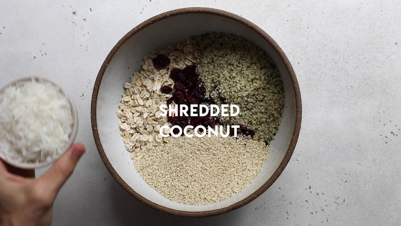 Baked Banana Granola Bites Recipe Video