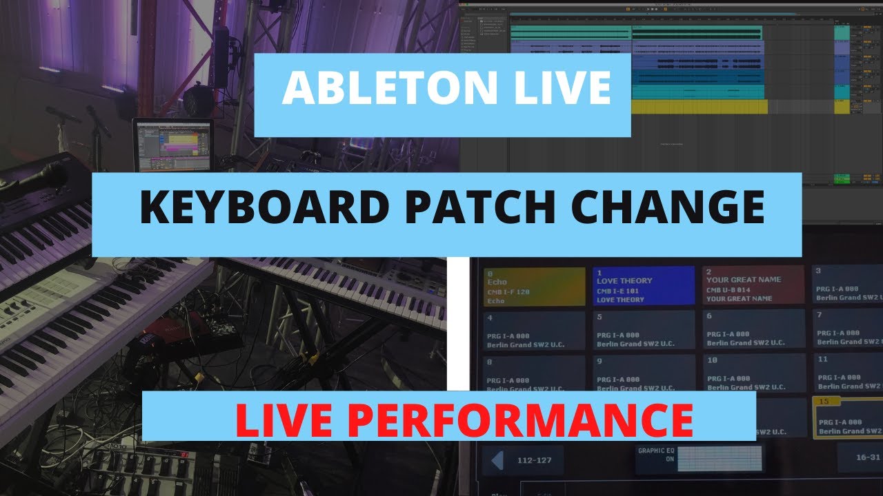 Ableton Live || Changing Patches for Live Performance || French || Tutoriel