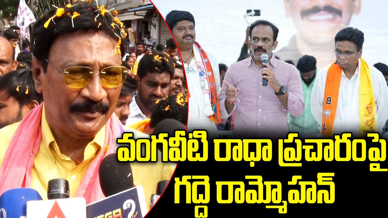 MLA Gadde Rammohan Comments on Vangaveeti Radha | వంగవీటి రాధా ప్రచారంపై గద్దె రామ్మోహన్