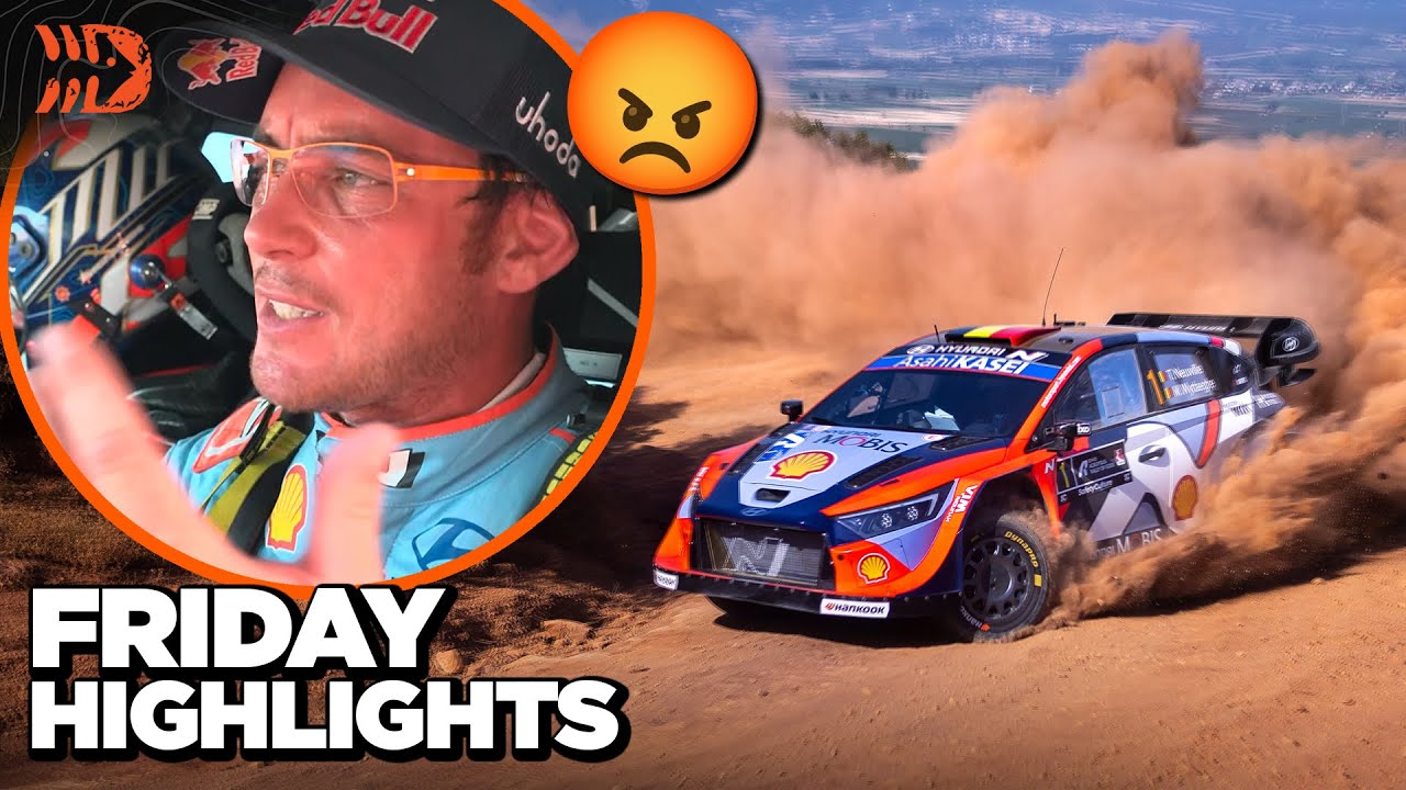 Frustrations BOIL OVER 😤 WRC Acropolis Rally Greece 2025 Friday Highlights