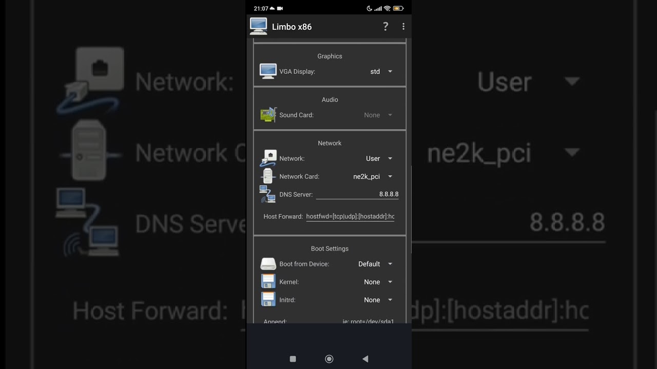 instal  Windows 7 on limbo x86 PC emulator