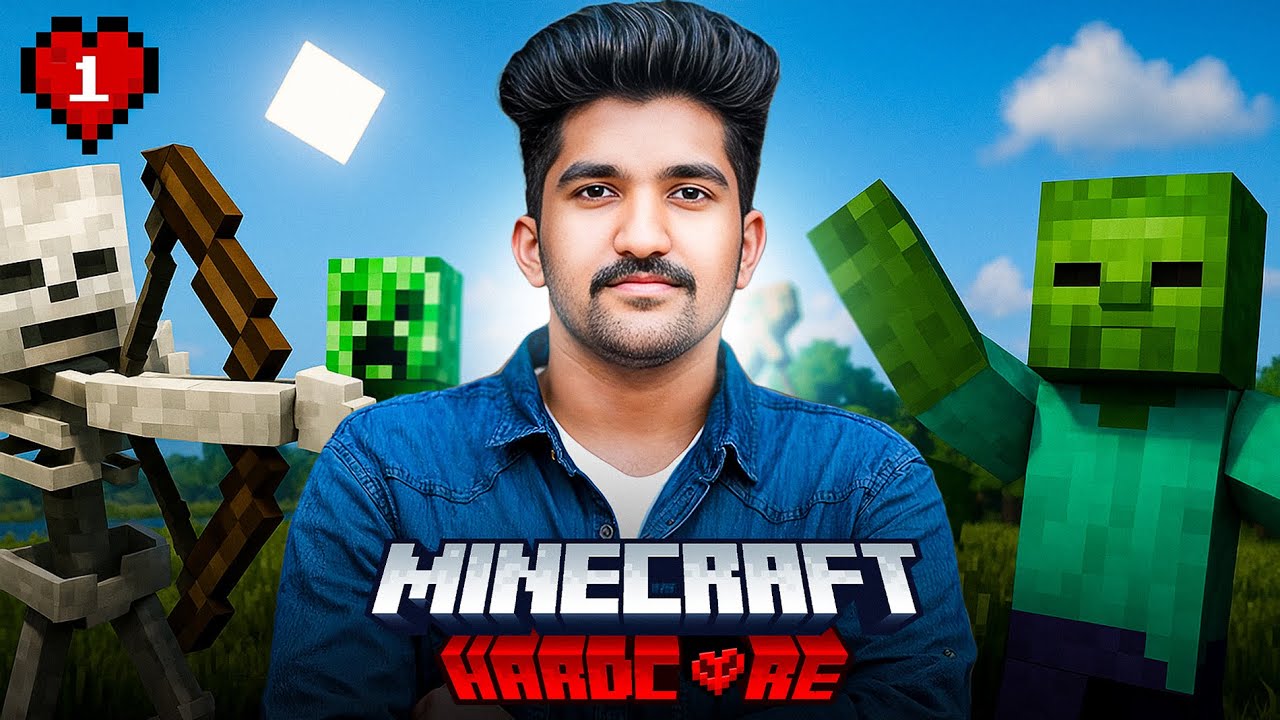 Playing MINECRAFT HARDCORE For the First Time 😲😱 Minecraft Malayalam EP01