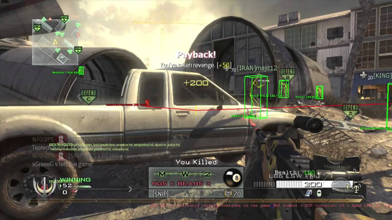 Off Host Ownage | No Spread | Autowall | MW2 | TU8 | Xbox 360