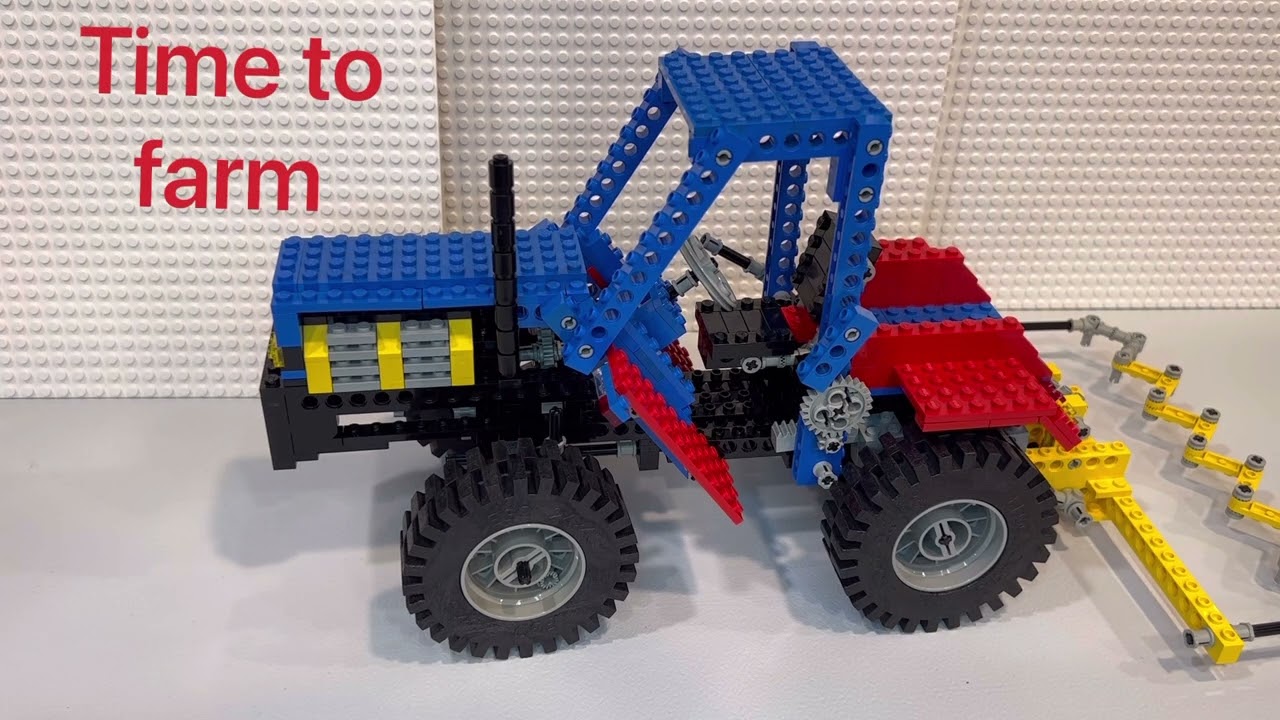 41 year old Lego tractor set #8859 Technic built. Another tractor added to my collection.