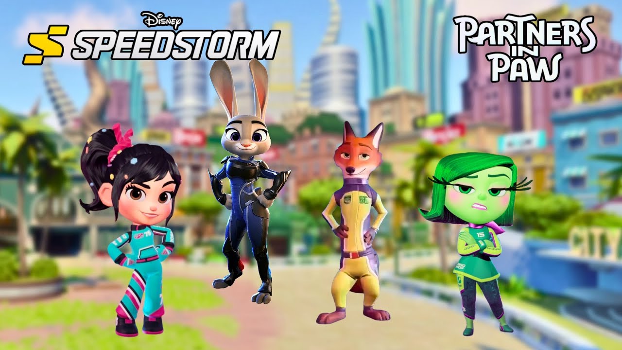 PARTNERS PAW: Who Will Survive This Crazy Race?! | Disney Speedstorm