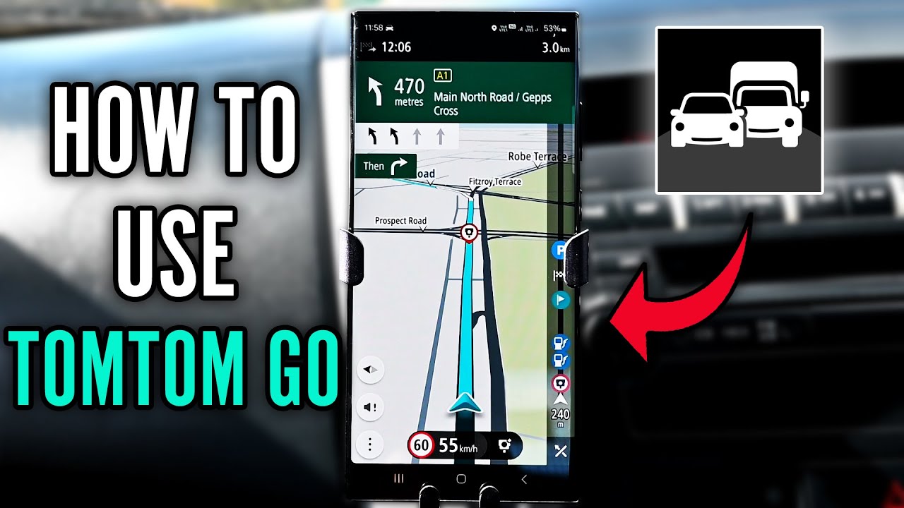 How to Use TomTom GO Navigation App