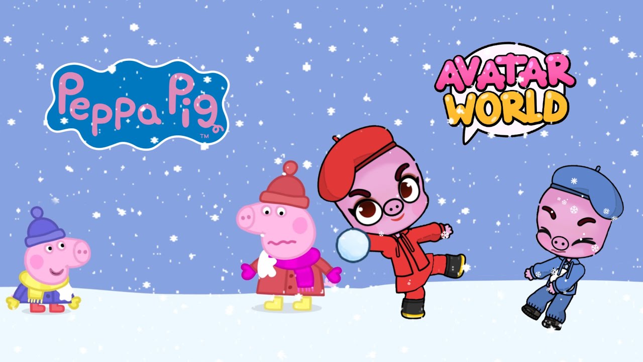 ❄️ WINTER EPISODES OF PEPPA PIG 🐷 AVATAR WORLD ❤️