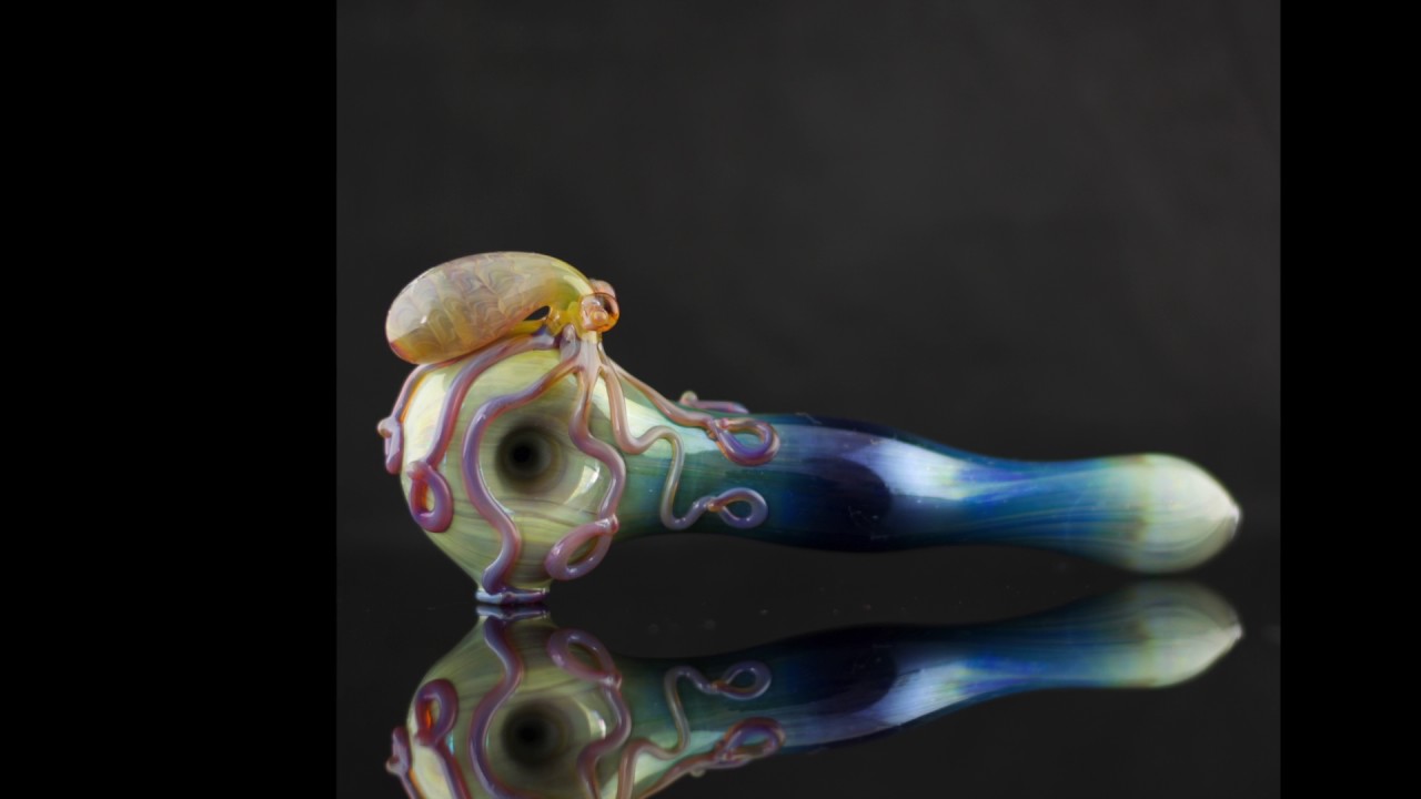 Octopus Large Glass Spoon Pipe