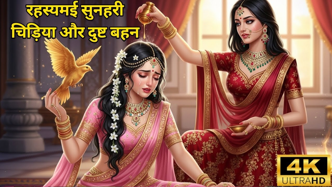 रहस्यमई सुनहरी चिड़िया और दुष्ट बहन || The mysterious golden bird and its evil sister #hindistories 
