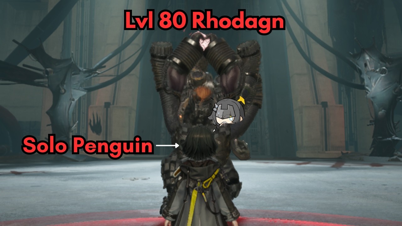 Solo Penguin vs Lvl 80 Rhodagn [Arknights Endfield]