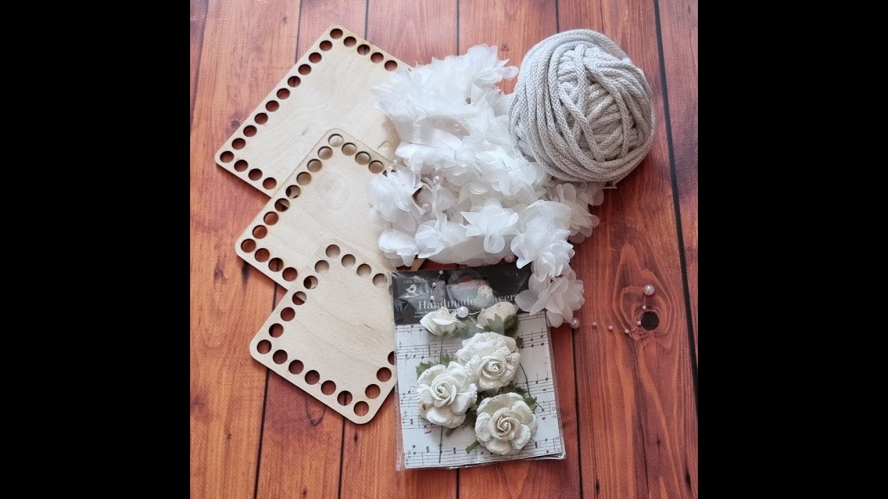 Kartka czy ozdoba?/ Scrapbooking i szydełko