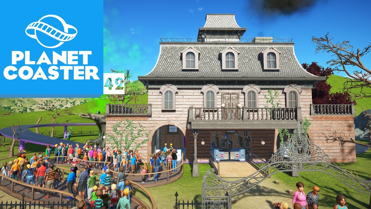 A NOVA CASA MAL ASSOMBRADA | Planet Coaster #42