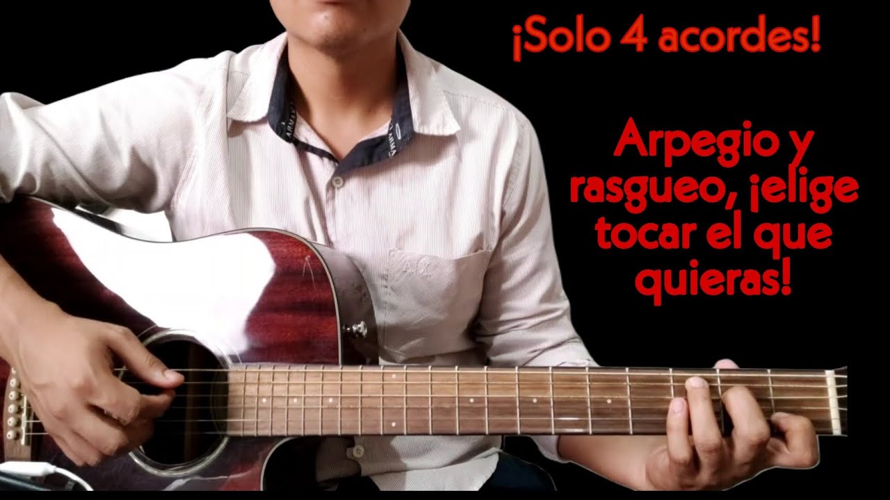 Si tú presencia conmigo no va - tutorial guitarra - ¡muy fácil!