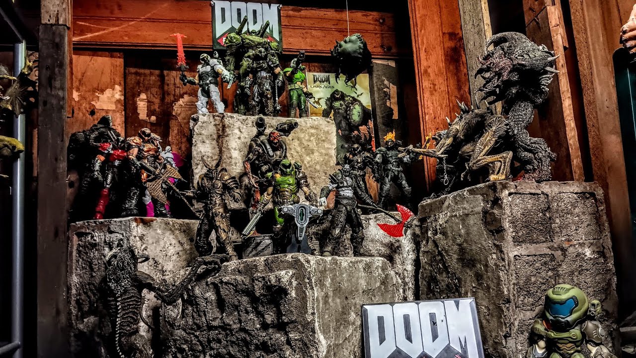 DOOM ETERNAL!!! ULTIMATE DIORAMA DISPLAY 🤘🏻