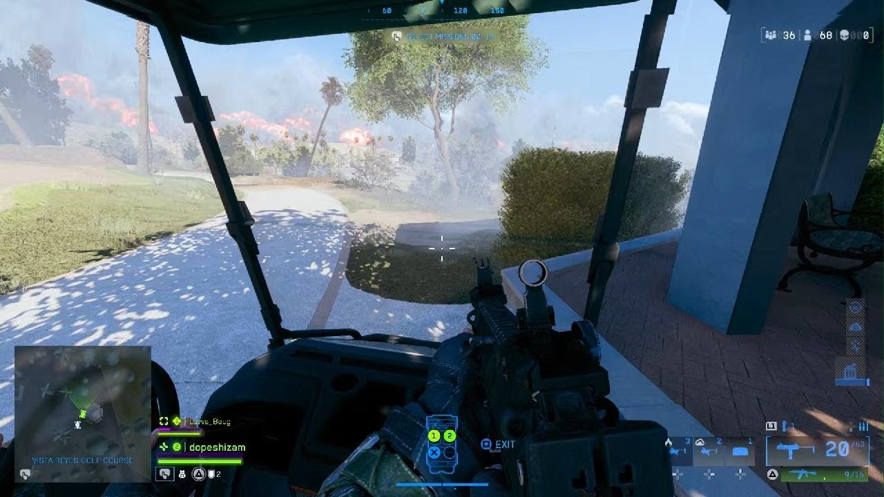 Red Bull Golf Cart Airtime Battle Royal Battlefield 6 Challenge Easy Glitch