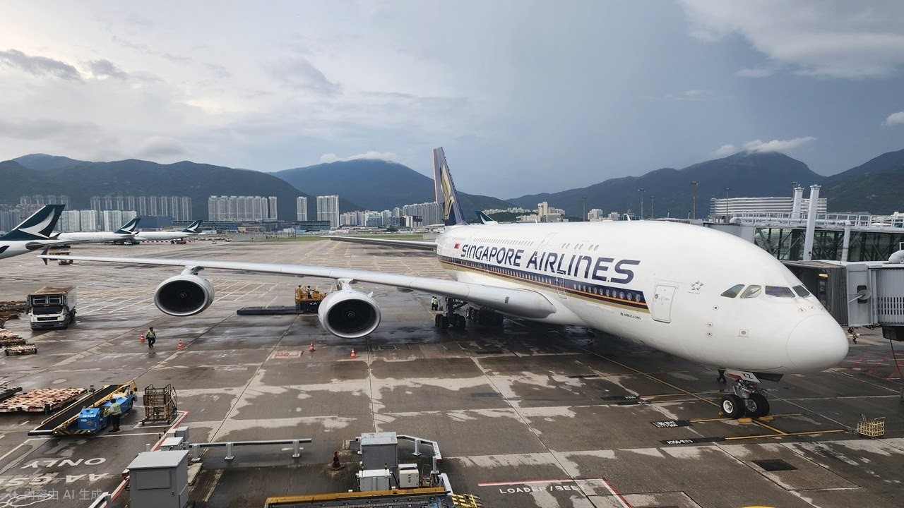 Singapore Airlines A380 Tokyo Narita To Singapore 