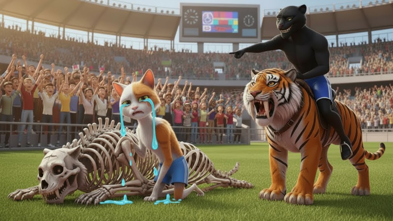 Skinny Cat Gets Saber-Toothed Tiger Racing Championship - Most Emotional Transformation Ever!