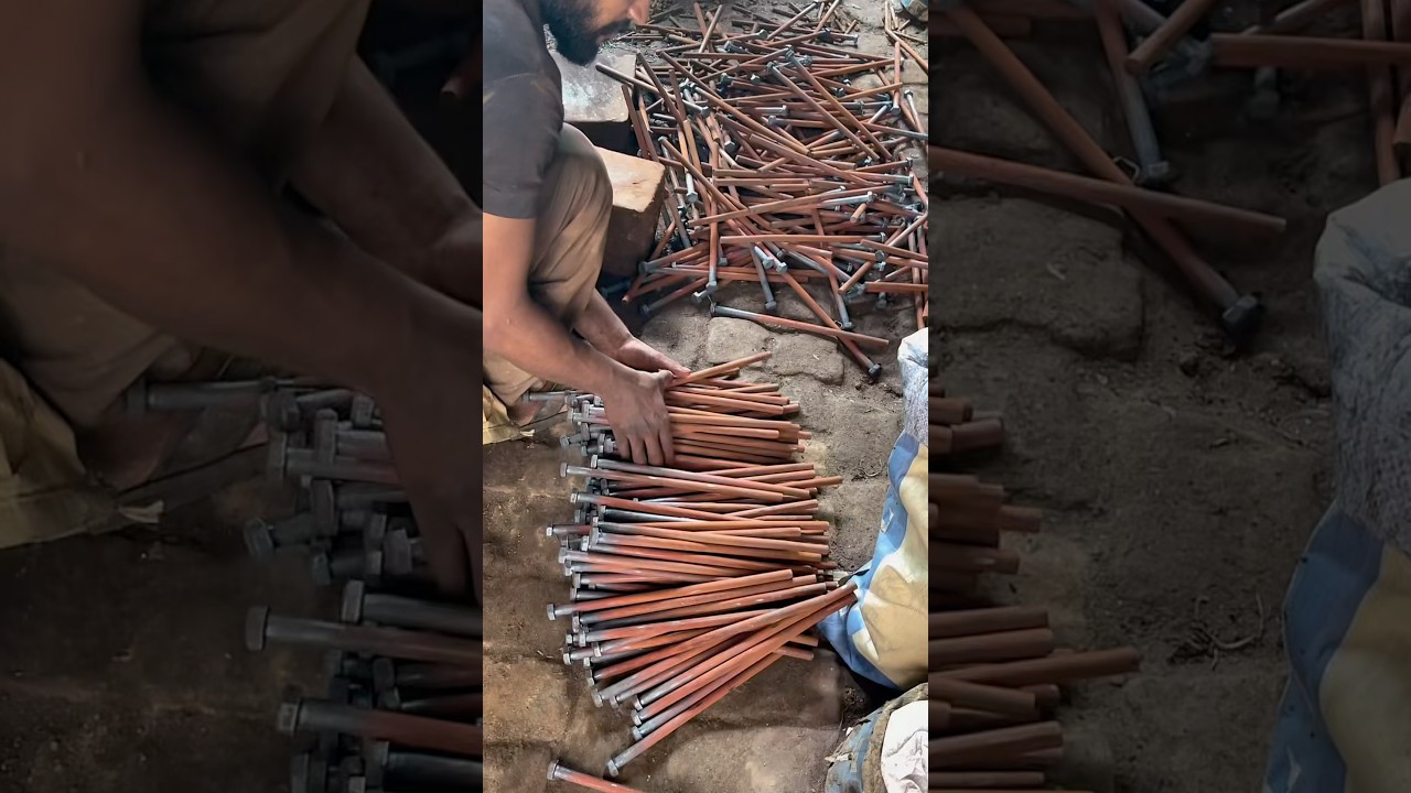 How Nut Bolts are making inside Factory #art #shorts
